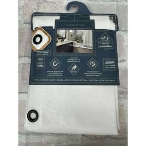 Moorefield Premium‎ PEVA Shower Liner White Textured Heavy Gauge  72x72